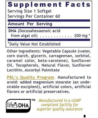 Premier Research Labs DHA Supplement - 60 Capsules - Buy Online on GoSupps.com