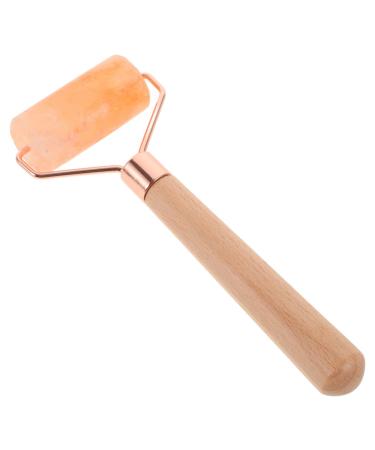 Healeved Face Skin Roller Neck Massage Roller Face Massage Roller Face Tool Reusable Face Care Tool 16.00X6.50X2.50CM Yellow