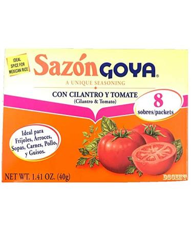 Goya Sazon with Cilantro & Tomato 1.41 oz (4 Packs) - Authentic Seasoning Blend - Buy Online on GoSupps.com