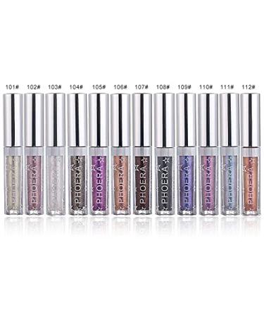 Erinde Liquid Glitter Eyeshadow - Shimmer Sparkle Eye Brightener Stick - Long Lasting Metallic Gloss Shadow - 107 Trust Fund - Buy Online on GoSupps.com