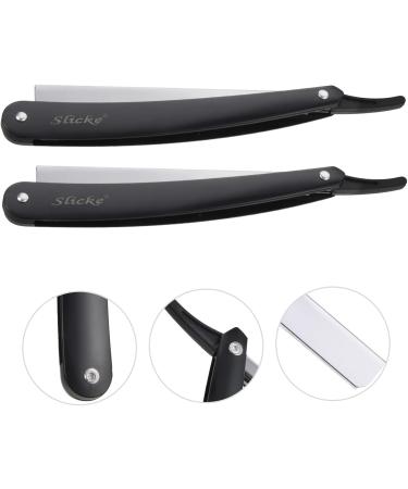Beaupretty 2-Pack Men's Bald Head Razor - Professional Barber-Grade Shaving for Smooth Skin | Perfect for Hairdressers | Manual Shaving Razor | Black - Buy Online on GoSupps.com