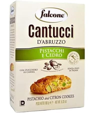 Falcone Cantucci - Pistachio & Citron 180g Pack of 3 Pistacchi E Cedro Cantuccini Biscotti - Buy Online on GoSupps.com