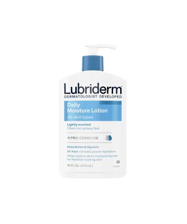 Lubriderm Daily Moisture Lotion Lightly Scented 16 Fluid Ounces