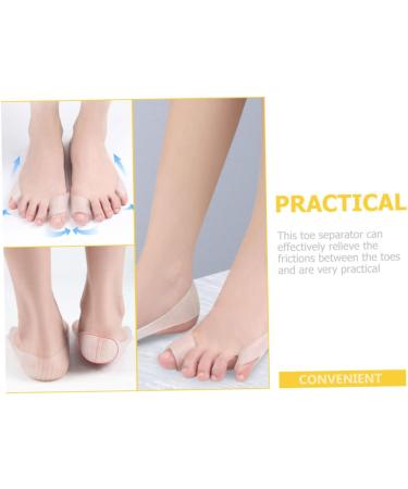 FOMIYES 8 Pcs Big Toe Splitter Thumb Splints Household Tools Flex Tools Big Toe Straighteners Toe Spacer Bunion Pads Toe Separating Strap Elastic Toe Strap Men Toe Straps Sebs Transparentx2pcs 23.5x2.3cmx2pcs - Buy Online on GoSupps.com