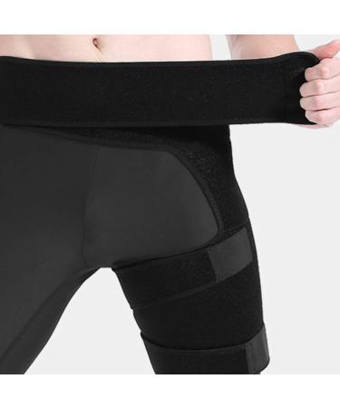 EXCEART Adjustable Hamstring Sleeve & Hip Strap - Supportive Compression Brace for Leg Thigh & Calf | International Shipping Available - Buy Online on GoSupps.com