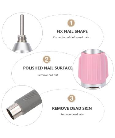 Electrical Nail Grinder Handpiece - Professional Electric Nail File for Manicure & Pedicure | Low Vibration Nail Drill Set - Buy Online on GoSupps.com