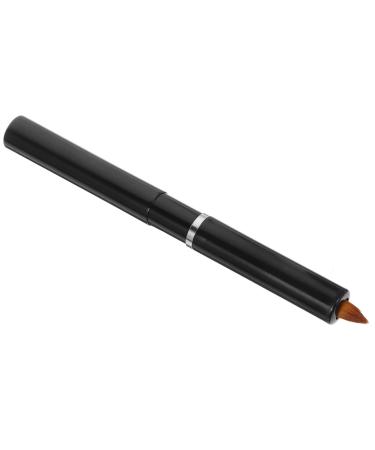 FOMIYES Lip Brush Portable Lipstick Applicator Women Lip Brush Lip Gloss Brush Lip Makeup Tool Black