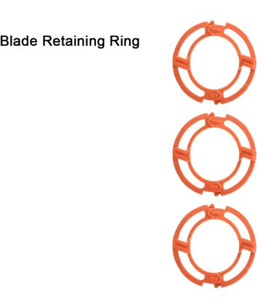 Moum Routes 3-Piece Orange Blade Safety Rings Set | Durable ABS Material Compatible & Efficient Blade Protection - Buy Online on GoSupps.com
