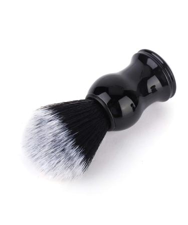 Premium Razor Brush for Men | Travel & Home Use Shaving Brush | Pure Black Nylon - Ideal for Barbers and Hairdressing Salons - Buy Online on GoSupps.com