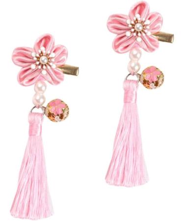 ibasenice 1 Pair Tassels Hairclips Hair Barrettes for Girls Hair Accessories for Girls Flower Hair Accessories Polymer Clay Cane Kids Hair Accessories Qipao Chinese Style Pair Clip Child - Buy Online on GoSupps.com