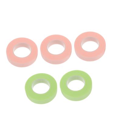 5 Rolls Grafting Eyelash Tape Face Cleaning Tools Facial Stuff Remover Eyelash Patches Eyelid Mascara Tool Wash Pads Glue Eyelash Extension DIY Tape Non-Woven Fabric Breathable Gel