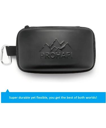 PROHAPI Snow Goggles Case - Semi Hard EVA Ski Goggles Case with Aluminum Strap, Proof Zipper - Lightweight Travel Bag - Buy Online on GoSupps.com
