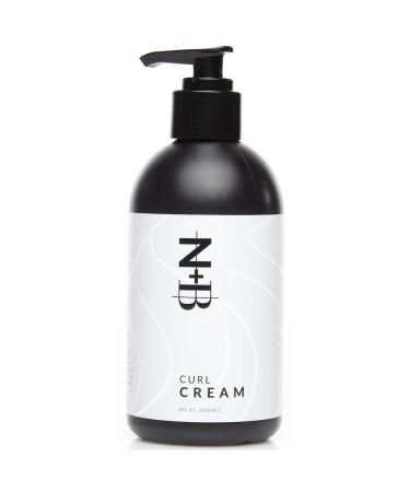 N+B Hair Curl Defining Cream | Non-Sticky  Anti-Frizz  Curl Enhancer Styling Lotion | Boost Shine & Volume | For All Hair Types  Curly  Wavy & Textures | 8 oz Curl Cream