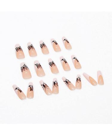 Press on Nails 3 Sets French Butterfly Artificail Nails Long Press-on Nails Fake Nail Ballerina for Women Girls (Color : Butterfly) (Color : Butterfly) (Butterfly) - Buy Online on GoSupps.com