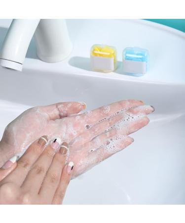 Dajidafu Soap Paper Hand Disposable Washing Scented Travel Cleaning Toilet Bath Slice Skin Supplies Bathroom Box Household Pink - Buy Online on GoSupps.com