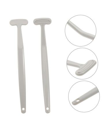 FRCOLOR 8 Pcs Oral Care Scraper Tools - Fresh Breath Cleaning Brushes for Household Use - 16.5x3.5x0.2CM - Grey Set - Buy Online on GoSupps.com