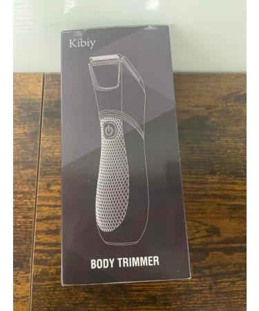 Kibiy Men's Body Groomer & Groin Hair Trimmer with LED Light - Rechargeable Wet/Dry Clippers for Pubic Area - Blue - Buy Online on GoSupps.com