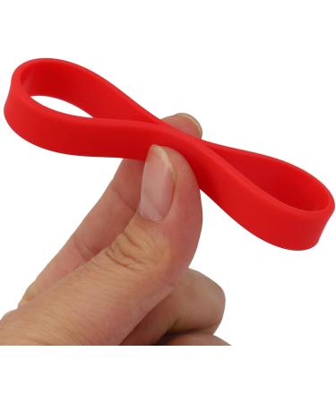 Buy Carrub Fashion Silicone Rubber Band Elastic Bracelet - Red Bangle for Stylish Accessories | International Shipping Available - Buy Online on GoSupps.com