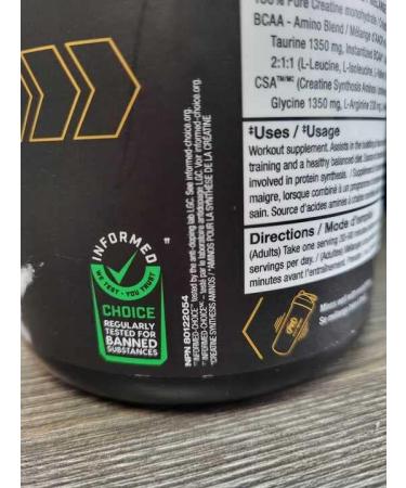 PVL Creatine X8 - Advanced Creatine Monohydrate Powder - Amino Acid Boosted Creatine Powder - Workout Supplement - Zero Sugars or Fillers -249 g - 30 Serving - Buy Online on GoSupps.com
