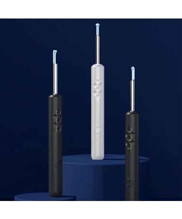 Ear Wax Removal Tool Ear Cleaner with 3 Ear Cleaning Kits Black White Black - Buy Online on GoSupps.com