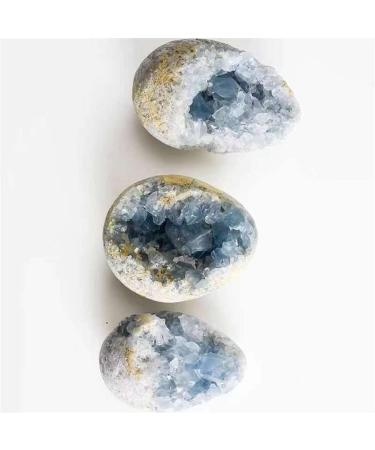Room Decoration 1pc 500g-1300g Natural Blue Celestite Cluster Crystal Geode for Decoration Beautiful Natural Crystal Stone (Color : 940g-1050g) - Buy Online on GoSupps.com