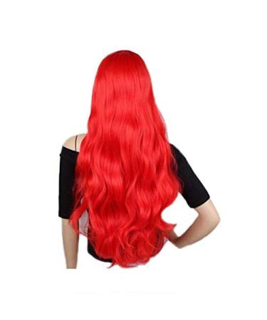 BGHJUE Long Curly Wig - 70 cm Realistic Big Wave Hairpiece for Halloween & Carnival - Fashion Gray & Red Colors - Buy Online on GoSupps.com