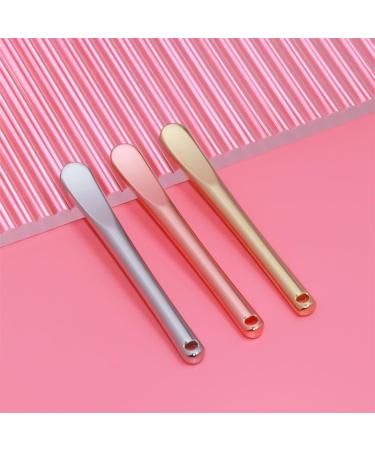 Premium Metal Cream Spoon & Mini Eye Massage Pencil - Golden Dosing Spoon for Eye Cream & Essence - Buy Online on GoSupps.com