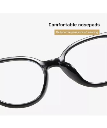 Blue Light Blocking Glasses - Retro Round Design for Computer Gaming & TV | Anti Eyestrain & UV Protection | Perfect for Adults - Buy Online on GoSupps.com