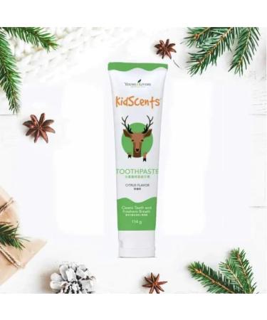 Buy Young Living KidScents Toothpaste 4oz - Citrus Flavor | SLS-Free & Kid-Friendly Dental Care | Gentle Teeth Cleaning for Healthy Gums & Fresh Breath - Buy Online on GoSupps.com