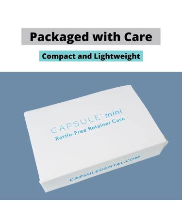 Dental Mouthguard Container | Orthodontic Retainer Case for Clear Aligners | Rattle-Free, Slim Design | Household & Travel Friendly | 1 Pack - Buy Online on GoSupps.com