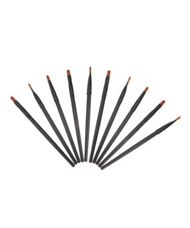 Balacoo 30 Pcs Nose Shadow Brush Liquid Eye Shadow Makeup Single-head Brush Miss Make up Highlight Brush 13x0.8cmx3pcs Blackx3pcs