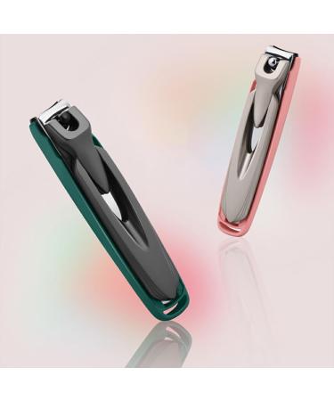 BOKIOESDE Colorful Nail Clippers Precision Tools For Easy And Precise Clipping Portable Stainless Steel Anti-Splashing Nail Cutter red S S Red - Buy Online on GoSupps.com