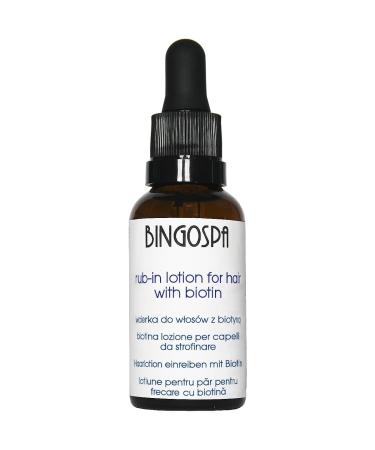 Prevents hair loss rub hair lotion with biotin 30 ml BINGOSPA