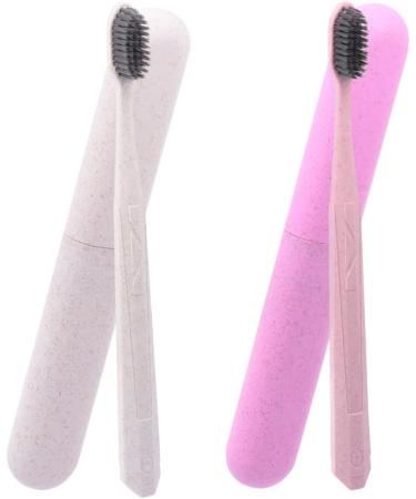 Frcolor 6 STK Travel Toothbrush Set - Ultra Toothbrush Container for Kids & Adults - Long Handle Tooth Cleaning Tools - Perfect for Home & Travel - Buy Online on GoSupps.com