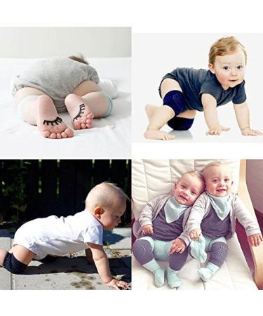 Baby Knee Pads - Safety Protector for Crawling Infants | Light Grey (0-3 Years) - Buy Online on GoSupps.com