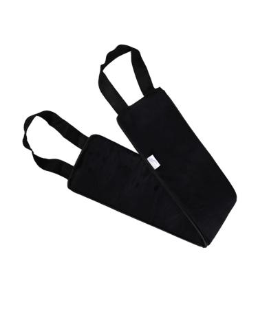 FOMIYES Baby Birthday Crown Back Wash Sponge Black Microfiber Bath Towel Tanning Bath Back Scrubber Bath Scrubber for Scrubber Strap Bath Scrubber Towel Back Bathing Towel Strip Bath Brush 82X11X0.3cm Black