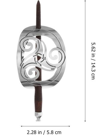 SHERCHPRY 1pc Hairpin Viking Hair Pin asian hair sticks hair barrettes for women Hair Clip Hair Stick Barrette Alloy Hair Sticks hair pin Mother turtle shell Zinc alloy ethnic style - Buy Online on GoSupps.com