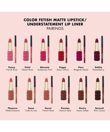Milani Color Fetish Lipstick and Understatement Lipliner Bundle - Secret & French Rose - Buy Online on GoSupps.com