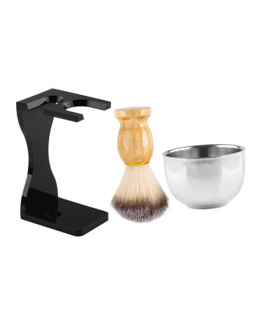 Beaupretty 2 sets of razor -set razor shaving shaving brushes personal shave shaving razor brush holder shaving accessories household.