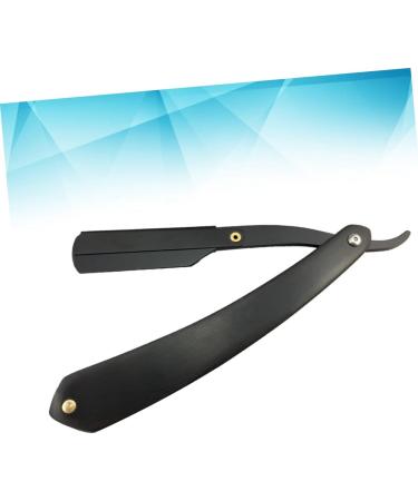 Minkissy Men's Folding Razor with Wooden Handle - Premium Metal Eyebrow Knife & Grooming Tool for Men - Buy Online on GoSupps.com