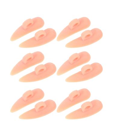 Healifty Big Toe Corrector and Bunion Spacer - 5 Sets of 12pcs Practical Alignment Pads for Hammer Toe and Crooked Toes - White Color Separator Pads for Cushion and Alignment, 6.1x2.2x2cm - Buy Online on GoSupps.com