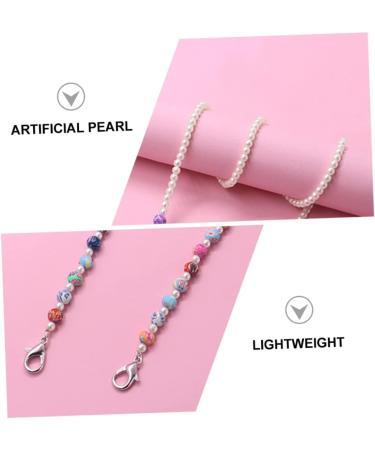 FOMIYES 2pcs Anti-Drop Chain for Glasses | Stylish Reading Glasses Accessory with Artificial Pearl | International Shipping Available - Buy Online on GoSupps.com