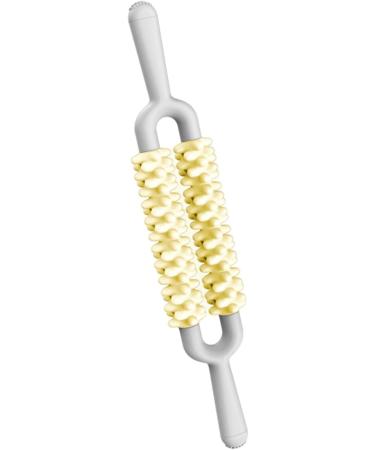 Perfk Massage Scooter - Hand-held Deep Tissue Muscle Massager for Arms Thighs & Legs | Yellow Yoga Column - Buy Online on GoSupps.com