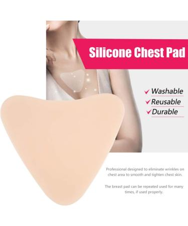 Silicone Pad for Cleavage Anti-wrinkle Transparent Self-adhesive Chest Pad Breast Care to Eliminate and Prevent Breast Wrinkles Skin Care Lifting Washable Reusable(Dreieckform) - Buy Online on GoSupps.com