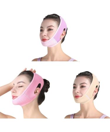 Double Chin Reducer V Line Chin Strap Face Lifting Tape Soft Chin Strap for Women Restore Skin Elasticity Skin Color - Buy Online on GoSupps.com