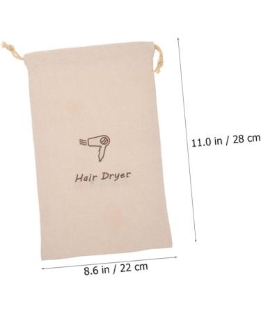 Hohopeti Hair Dryer Bag Duffle Bag for Travel Hair Blow Dryer Shoe Travel Bag Burlap Bag Jewelry Bag Hair Dryer - Buy Online on GoSupps.com