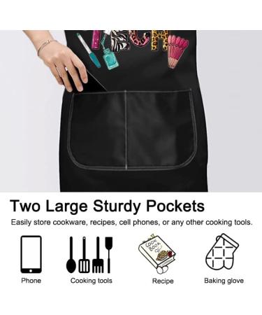 PXTIDY Nail Tech Waterproof Apron with Pockets - Adjustable, Ideal Nail Tech Gift and Salon Essential - Buy Online on GoSupps.com