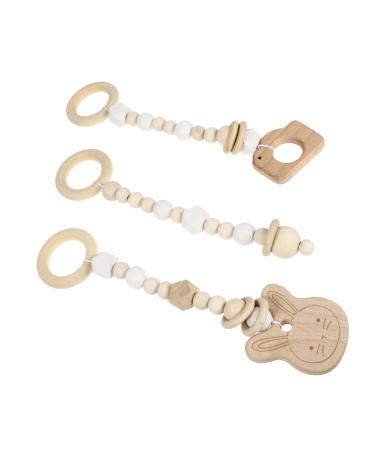 NOLITOY Gym Pendant Baby Chew Toys Baby Mobile Toys for Infants 3pcs Nursery Hanging Decor Baby Teething Toy Baby Gym Toys Baby Gym Toys Accessories Fitness Equipment Decor Home Decors Car