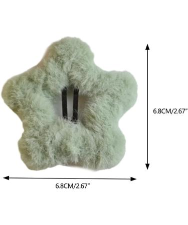 PLCPDM Hair Clip Star Yellow Bangs Clip s Headdress Hair Accessories Furry Hairpin Pink - Buy Online on GoSupps.com