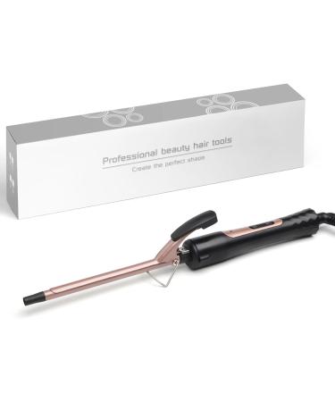 Curling Wand 9MM Thin Curling Iron Tight Curls for All Hair Types Tourmaline Ceramic Barrel 30-Second Heat-Up Long&Short Hair Culer Pro Curling Tongs Black - Buy Online on GoSupps.com